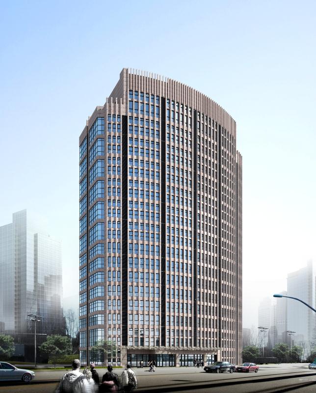 中建聯(lián)合|萊鋼大廈萊鋼綜合商務(wù)寫字樓項目順利封頂！(圖2)