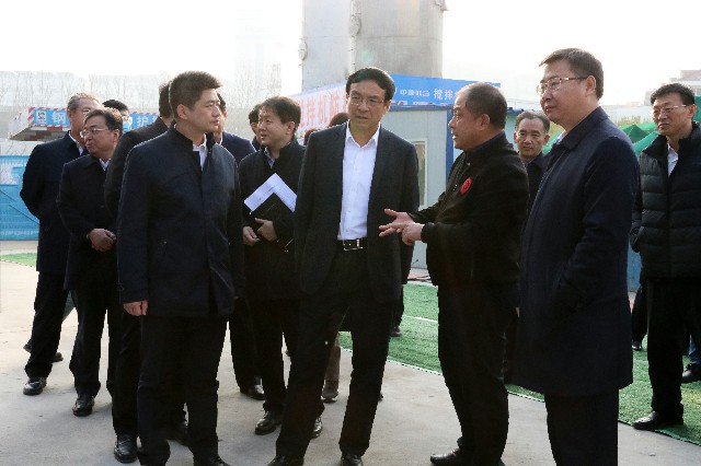 青島市人大常委會(huì)主任王魯明一行視察中建聯(lián)合海爾云谷配套學(xué)校（青島二中分校）項(xiàng)目(圖1)