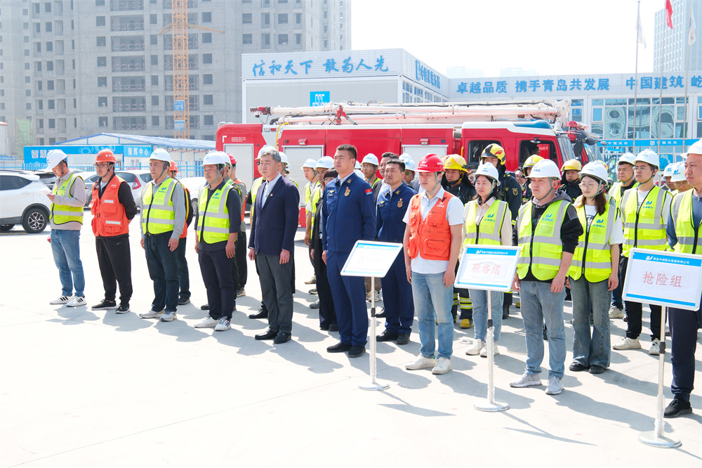 黨建引領(lǐng) | 中建聯(lián)合與青島市嶗山區(qū)株洲路消防救援站開展黨建共建活動(圖1) 圖片